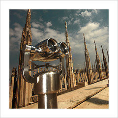 Binoculars at Duomo Roof