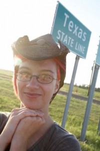 The author in Texas, photo by Justin Winokur