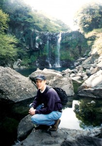 Rolf in Jeju, Korea, 1997.
