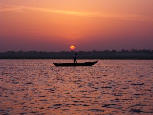 Sunrise over the Ganges River- Varanasi, India