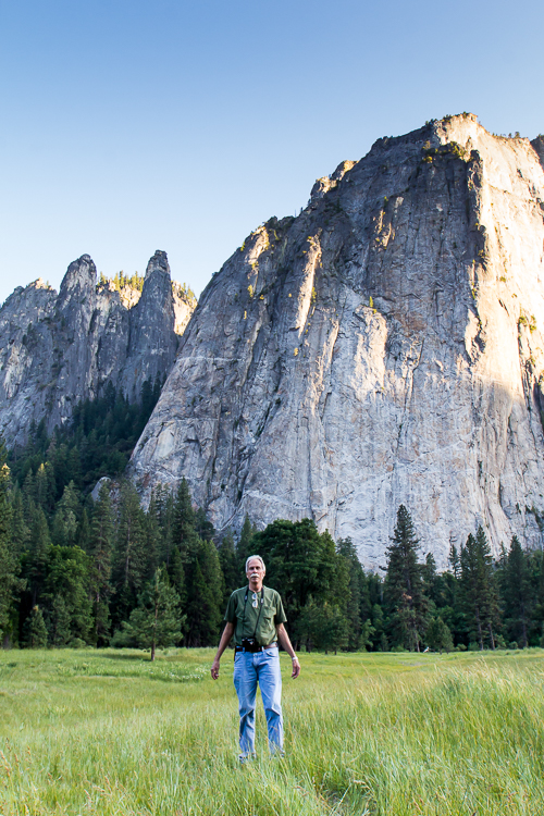 My dad returning to Yosemite Valley, a place he knew well as a teenager in the 60's.