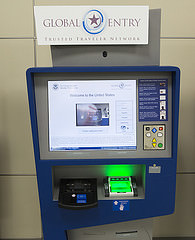 Global Entry kiosk